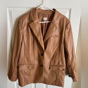 A New Day | New Faux Leather Jacket/Blazer
